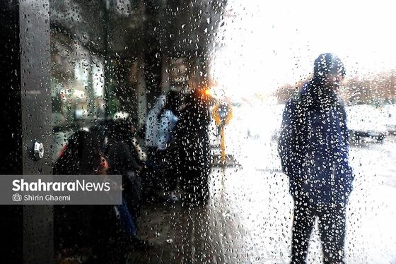 گزارش تصویری | بارش نخستین برف پاییزی در مشهد 2