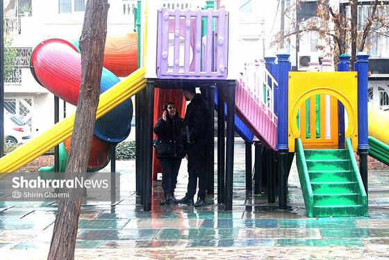 گزارش تصویری | بارش نخستین برف پاییزی در مشهد 2