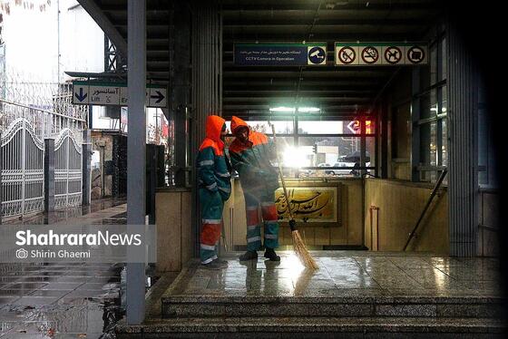 گزارش تصویری | بارش نخستین برف پاییزی در مشهد 2