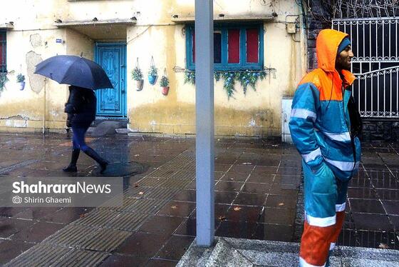 گزارش تصویری | بارش نخستین برف پاییزی در مشهد 2