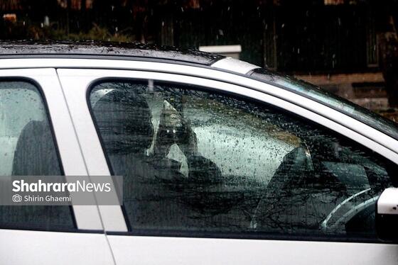 گزارش تصویری | بارش نخستین برف پاییزی در مشهد 2