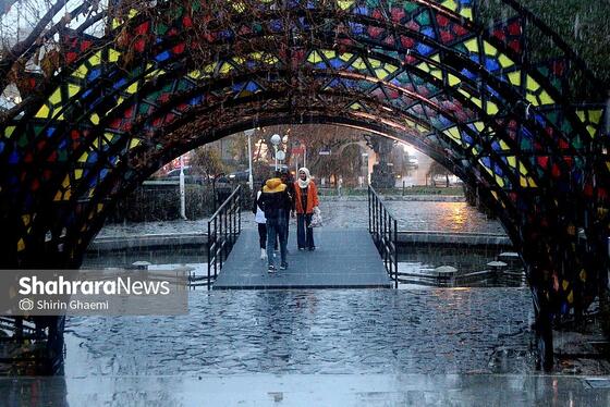 گزارش تصویری | بارش نخستین برف پاییزی در مشهد 2