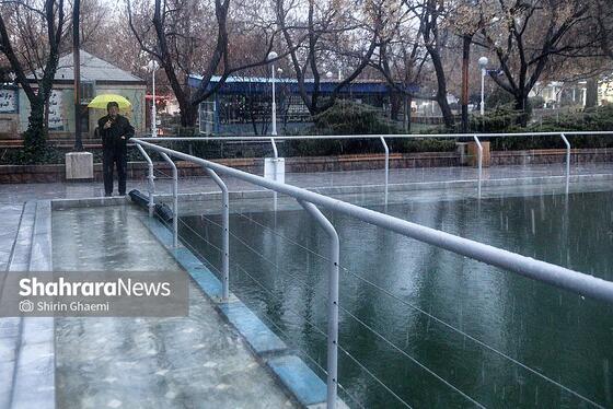 گزارش تصویری | بارش نخستین برف پاییزی در مشهد 2