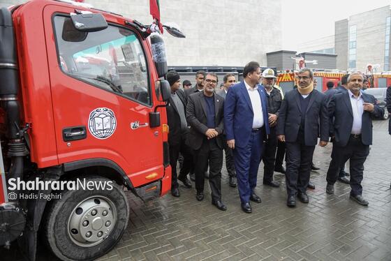 گزارش تصویری | آیین تحویل ۳۷ دستگاه ماشین‌آلات آتش‌نشانی و خدمات شهری به شهرداری‌های خراسان رضوی