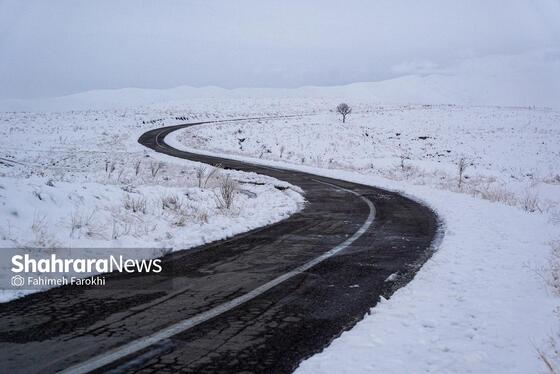 گزارش تصویری | حال و هوای مردم در اولین بارش برف پاییزی