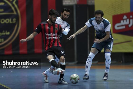 گزارش تصویری | لیگ دسته اول فوتسال؛ مسابقه دائم‌پناه مشهد و صنایع اردکان یزد