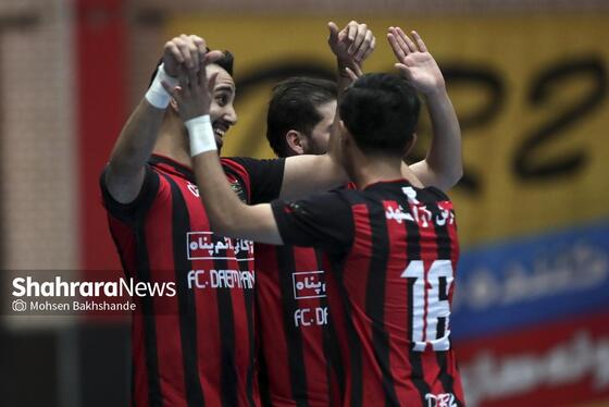 گزارش تصویری | لیگ دسته اول فوتسال؛ مسابقه دائم‌پناه مشهد و صنایع اردکان یزد