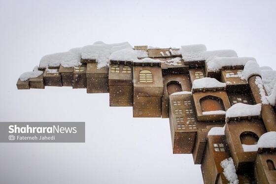 گزارش تصویری |بارش برف پاییزی در مشهد