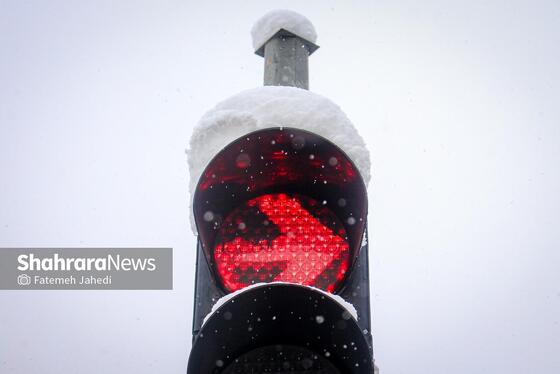 گزارش تصویری |بارش برف پاییزی در مشهد