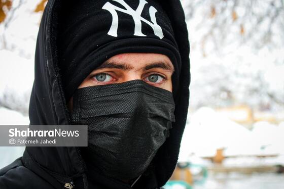 گزارش تصویری |بارش برف پاییزی در مشهد
