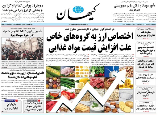 صفحه نخست روزنامه‌های کشور - یکشنبه ۳۰ آذر ۱۴۰۴