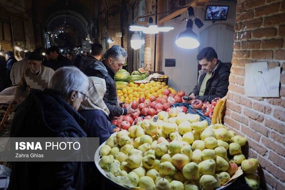 ایران زیباست | شب یلدا بازار تبریز