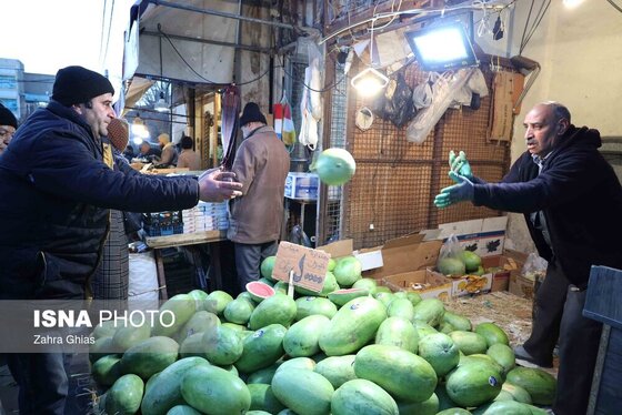 ایران زیباست | شب یلدا بازار تبریز