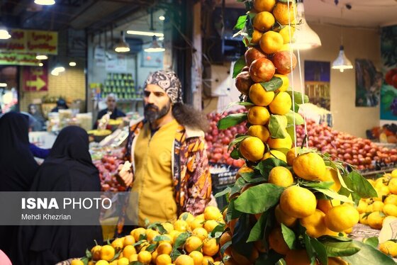 ایران زیباست | شب یلدا بازار همدان