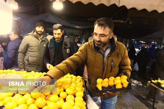 ایران زیباست | شب یلدا بازار همدان
