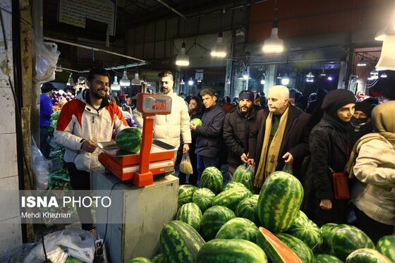 ایران زیباست | شب یلدا بازار همدان