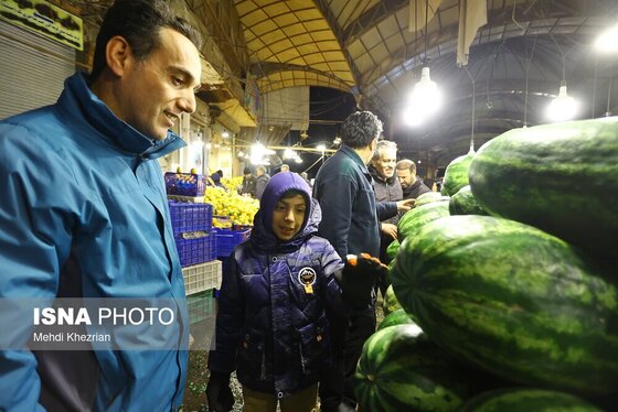 ایران زیباست | شب یلدا بازار همدان