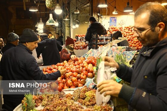 ایران زیباست | شب یلدا بازار همدان
