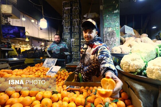 ایران زیباست | شب یلدا بازار همدان