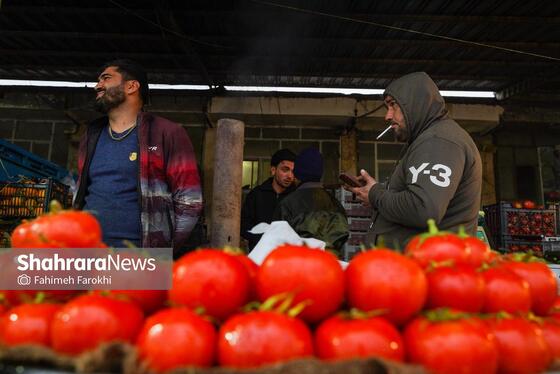 گزارش تصویری | بازار میوه در شب یلدا