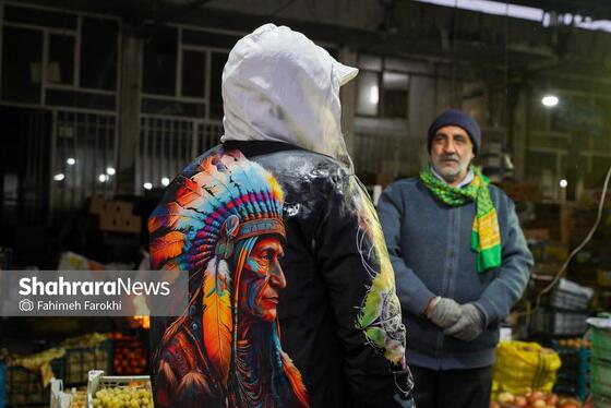 گزارش تصویری | بازار میوه در شب یلدا