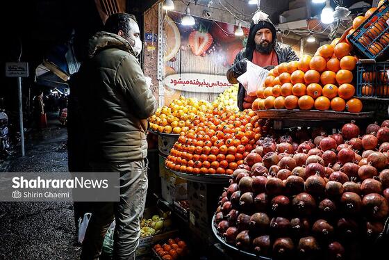 گزارش تصویری | بازار شب یلدا در مشهد