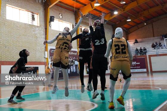 لیگ برتر بسکتبال زنان | مسابقه باتسام مشهد و آکادمی نیکا تهران
