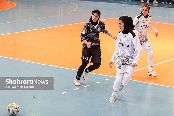 گزارش تصویری | لیگ برتر فوتسال بانوان | مسابقه تیم هیات فوتبال خراسان رضوی و فولاد هرمزگان