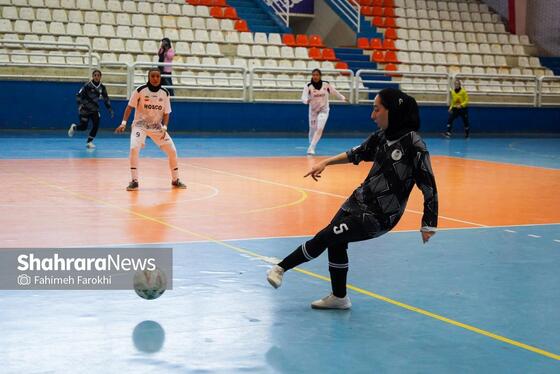 گزارش تصویری | لیگ برتر فوتسال بانوان | مسابقه تیم هیات فوتبال خراسان رضوی و فولاد هرمزگان