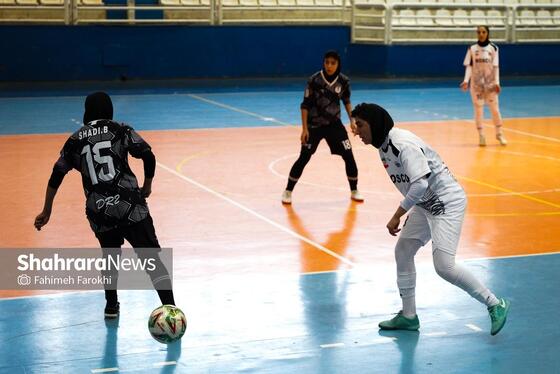 گزارش تصویری | لیگ برتر فوتسال بانوان | مسابقه تیم هیات فوتبال خراسان رضوی و فولاد هرمزگان