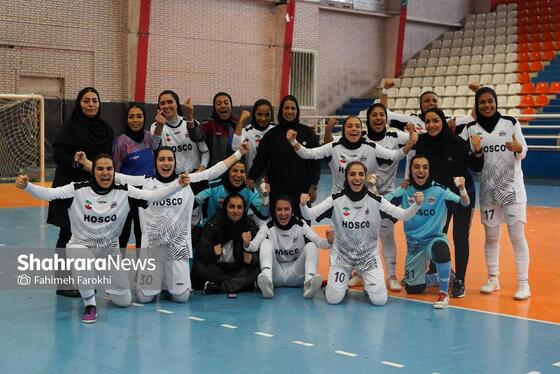 گزارش تصویری | لیگ برتر فوتسال بانوان | مسابقه تیم هیات فوتبال خراسان رضوی و فولاد هرمزگان