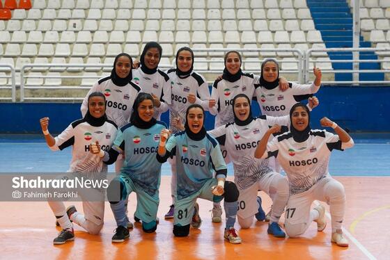 گزارش تصویری | لیگ برتر فوتسال بانوان | مسابقه تیم هیات فوتبال خراسان رضوی و فولاد هرمزگان