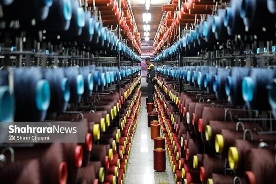 گزارش تصویری | از نخ تا فرش ، نگاهی به فرآیند تولید فرش ماشینی در مشهد