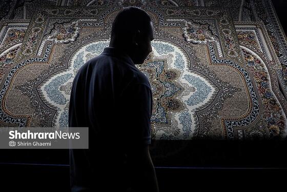 گزارش تصویری | از نخ تا فرش ، نگاهی به فرآیند تولید فرش ماشینی در مشهد