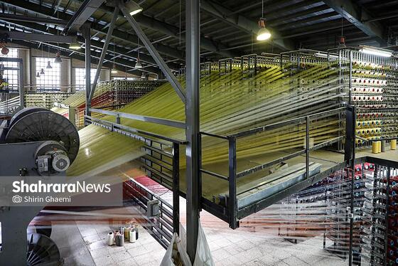 گزارش تصویری | از نخ تا فرش ، نگاهی به فرآیند تولید فرش ماشینی در مشهد