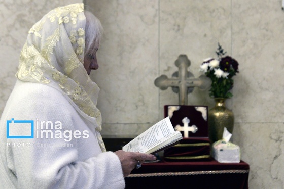 گزارش تصویری | مراسم آغاز سال نو میلادی در کلیسای سرگیس تهران