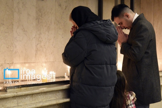 گزارش تصویری | مراسم آغاز سال نو میلادی در کلیسای سرگیس تهران