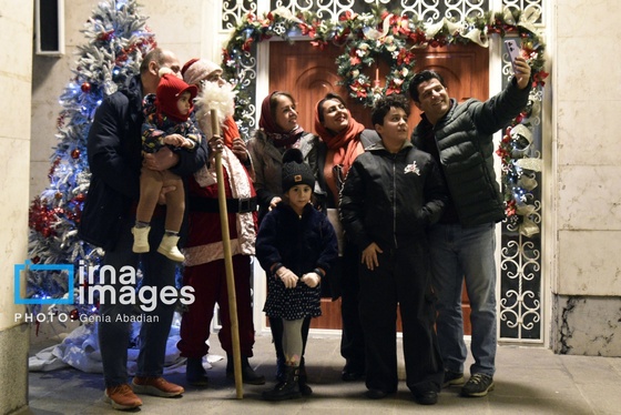 گزارش تصویری | مراسم آغاز سال نو میلادی در کلیسای سرگیس تهران