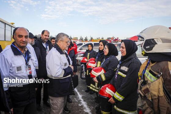 گزارش تصویری | مانور تمام عیار ترکیبی زلزله مشهد «مقاوم در سایه خورشید»