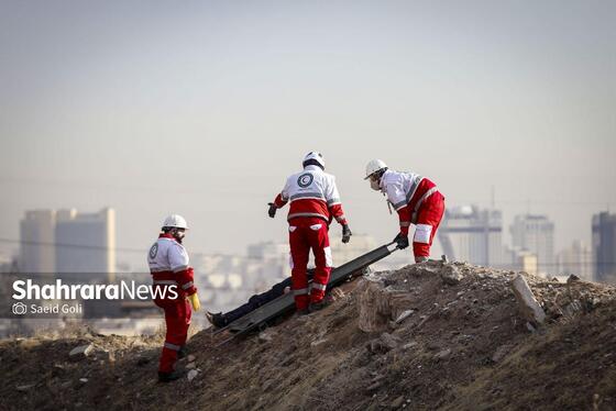 گزارش تصویری | مانور تمام عیار ترکیبی زلزله مشهد «مقاوم در سایه خورشید»