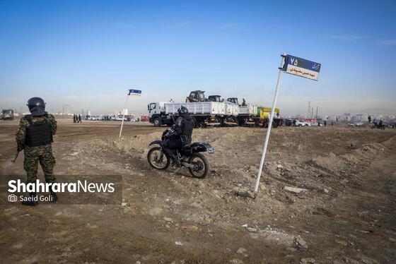 گزارش تصویری | مانور تمام عیار ترکیبی زلزله مشهد «مقاوم در سایه خورشید»