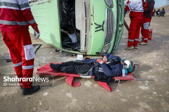 گزارش تصویری | مانور تمام عیار ترکیبی زلزله مشهد «مقاوم در سایه خورشید»