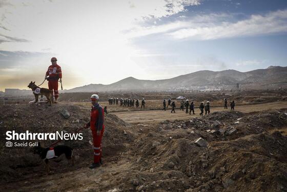گزارش تصویری | مانور تمام عیار ترکیبی زلزله مشهد «مقاوم در سایه خورشید»