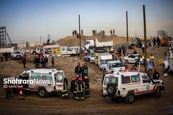 گزارش تصویری | مانور تمام عیار ترکیبی زلزله مشهد «مقاوم در سایه خورشید»