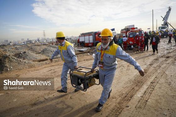 گزارش تصویری | مانور تمام عیار ترکیبی زلزله مشهد «مقاوم در سایه خورشید»