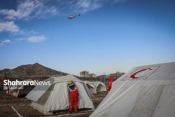 گزارش تصویری | مانور تمام عیار ترکیبی زلزله مشهد «مقاوم در سایه خورشید»