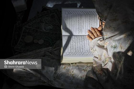 گزارش تصویری | اعتکاف مادر و فرزندی در مشهد