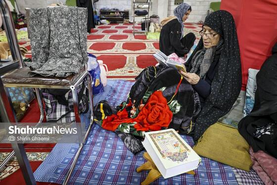 گزارش تصویری | اعتکاف مادر و فرزندی در مشهد