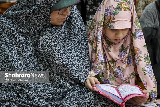 گزارش تصویری | اعتکاف مادر و فرزندی در مشهد