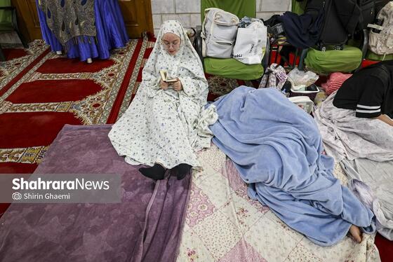 گزارش تصویری | اعتکاف مادر و فرزندی در مشهد